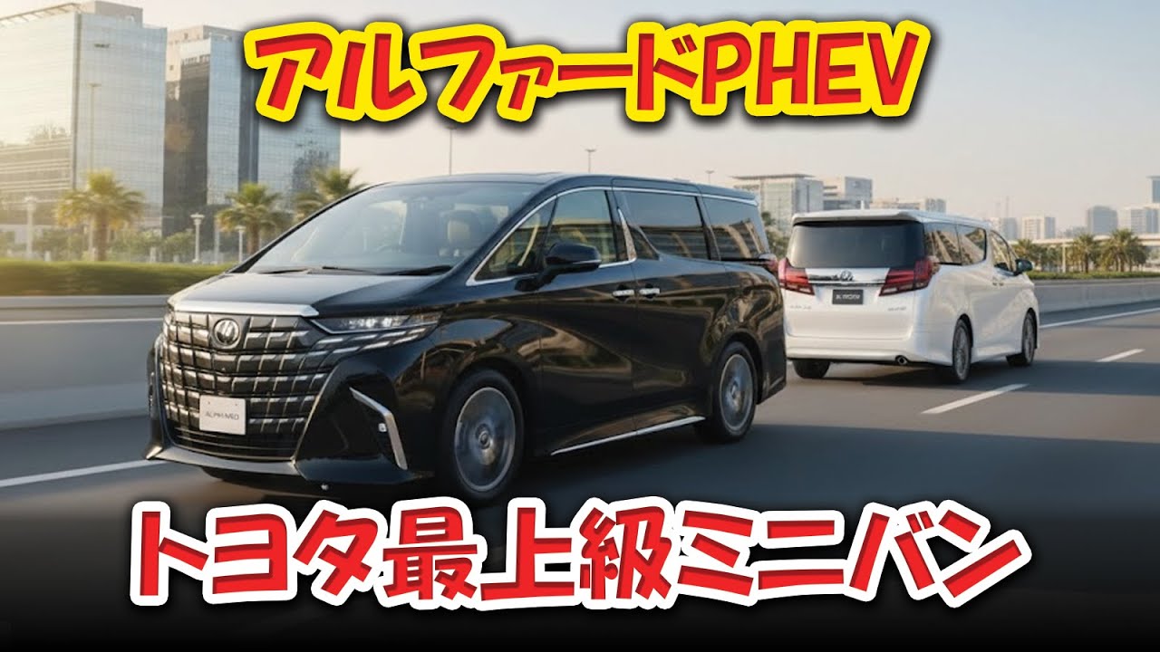 【アルファードPHEV ― トヨタ最上級ミニバン】1000万円超&times;納期1年以上！ 急ぐ人は向かない