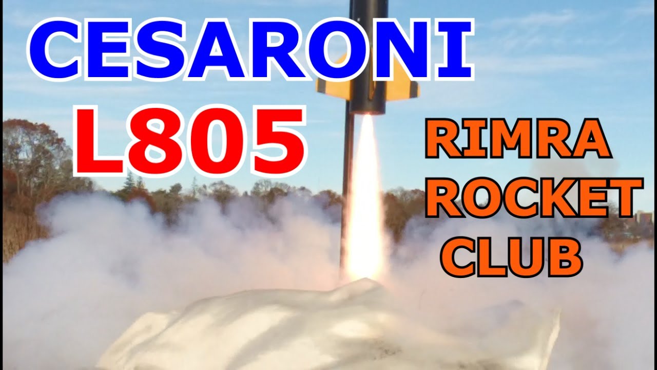 Cesaroni L805 6XL 54mm Reload Motor / Jupiter 3 Rocket / RIMRA Nov 15 , 2025