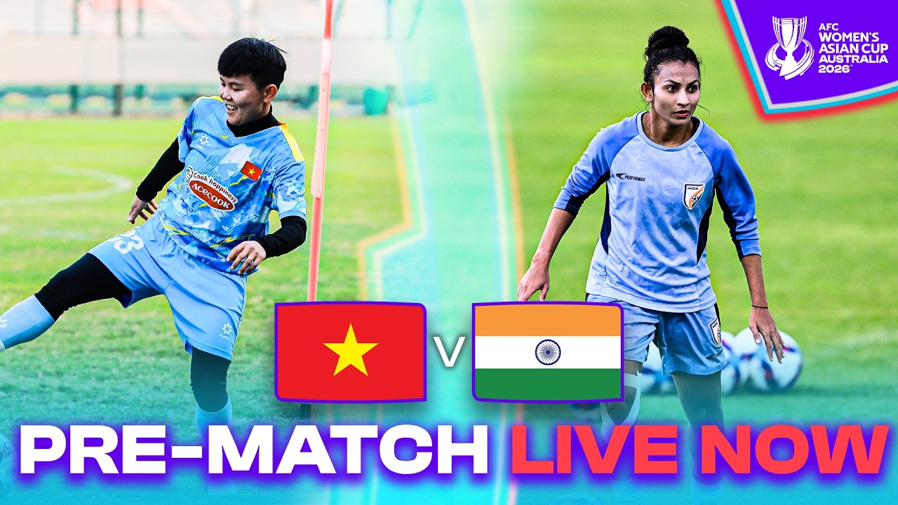 🔴 Vietnam vs India – Get Ready for Action! | PRE-MATCH | AFC Women's Asian Cup™ 2026