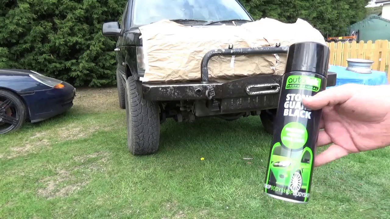 Range Rover P38 #19   Painting winch bumper