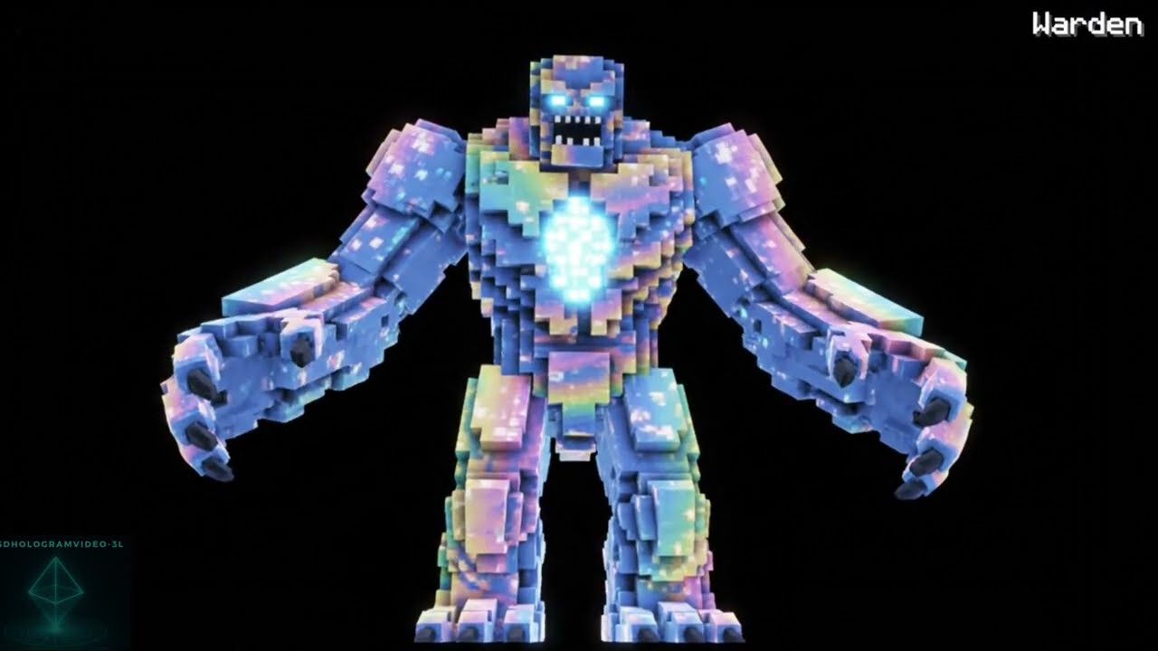 Pixelated Worlds Come to Life in 3D Hologram!