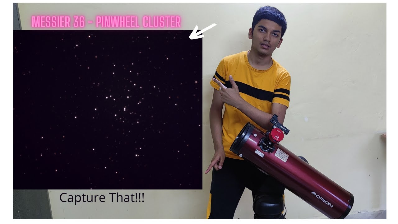 Let's Photograph the Pinwheel Star Cluster M36 with my Telescope