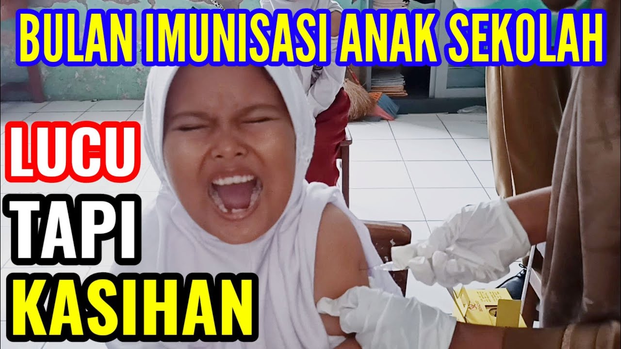 EKPRESI KETIKA DI SUNTIK IMUNISASI