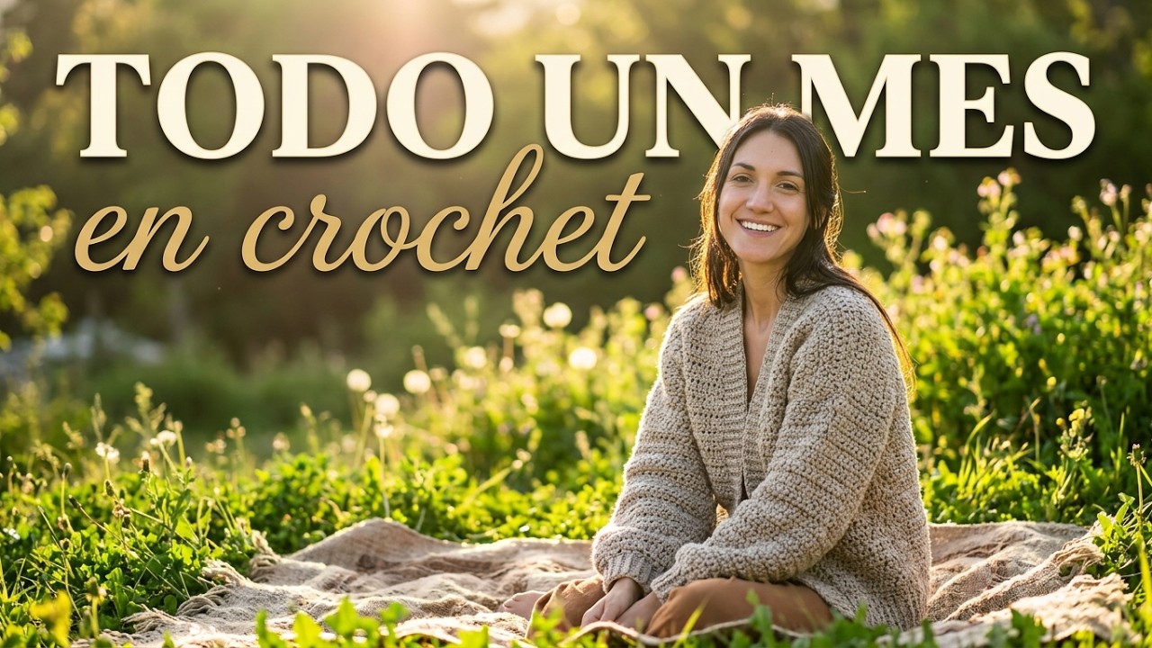 VIDA CROCHETERA: TODO lo que TEJÍ EN UN MES, DÍA a DÍA