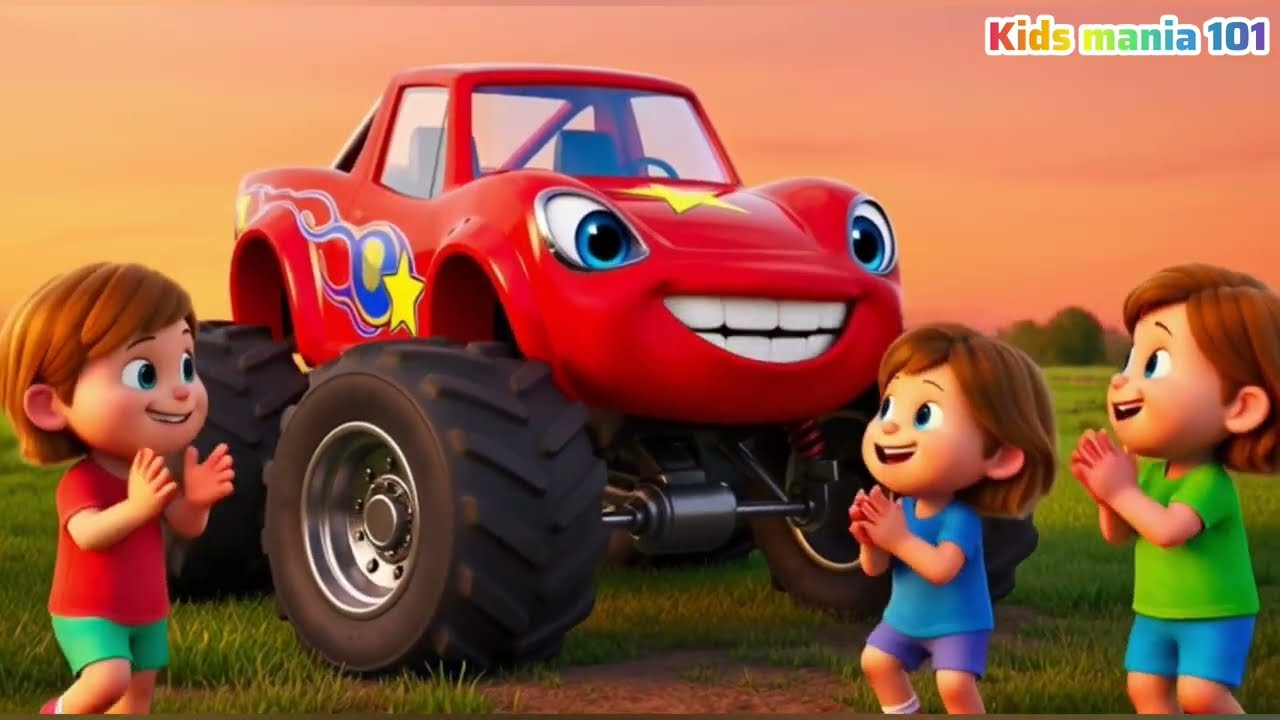 Monster Truck for Kids 🚛🚜| Big Wheels Fun | Kids Mania 101