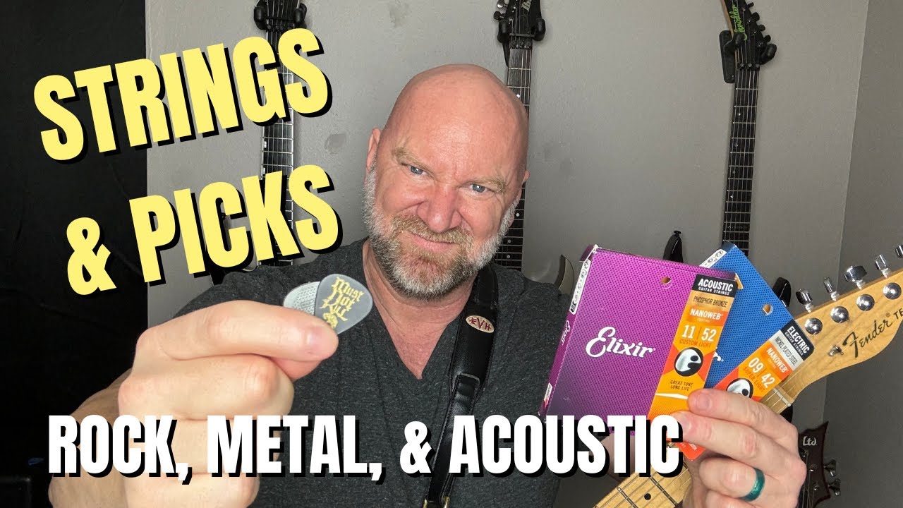 Guitar Strings and Picks I Use (for Metal, Rock, & Acoustic)