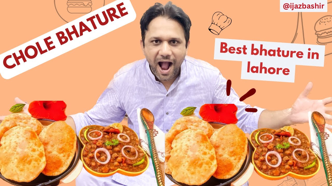 Cheap Chole Bhature Review | Best Chole Bhature in Lahore | Streetfood Lahore | Ijaz Bashir | Food