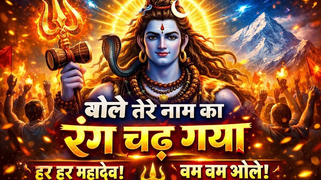 भोले तेरे नाम का रंग चढ़ गया 🔱 | New Shiv Bhajan 2026 | Har Har Mahadev Song | Mahadev 