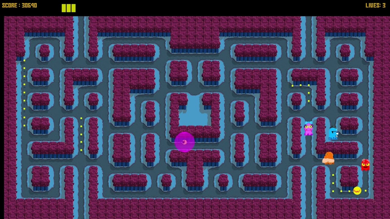 Pac-Man SDL, a Pac-Man fangame