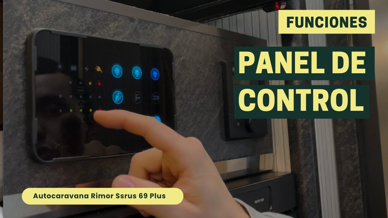 PANEL DE CONTROL - Autocaravana Rimor Sarus 12 Plus