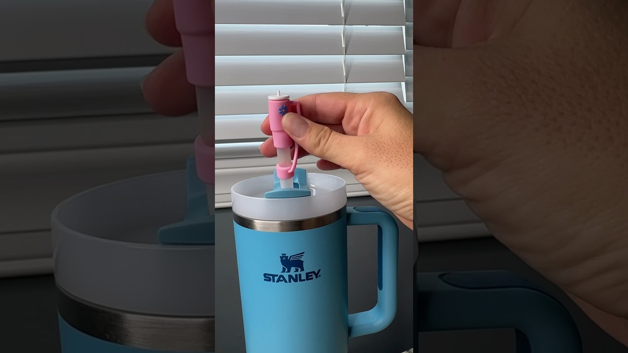 Stanley tumbler straw covers. Keep the bugs out!#stanleytumbler #stanleystrawcovers #stanley