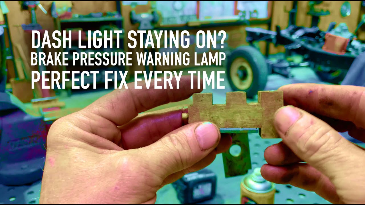 F100 / F250 - Dash brake warning light won't turn off on your Bumpside. The fix and how it works.