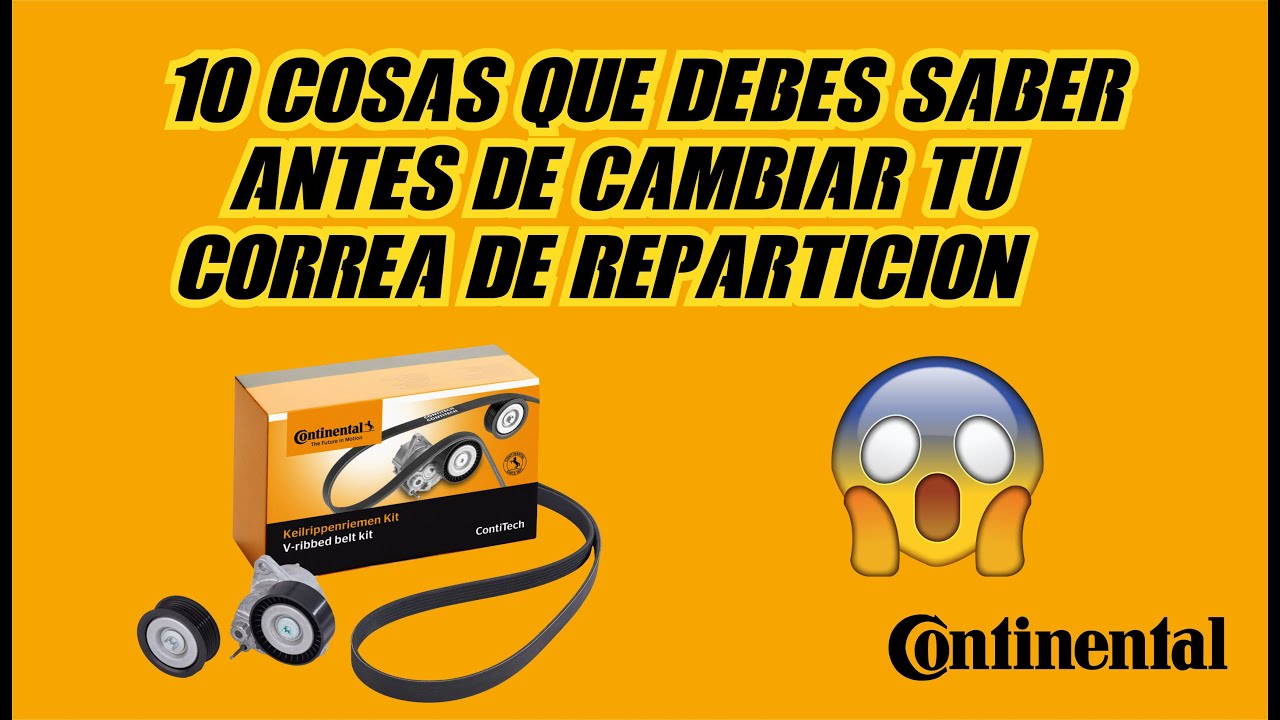 Todo lo que debes saber sobre correas o kit de reparticion, Continental