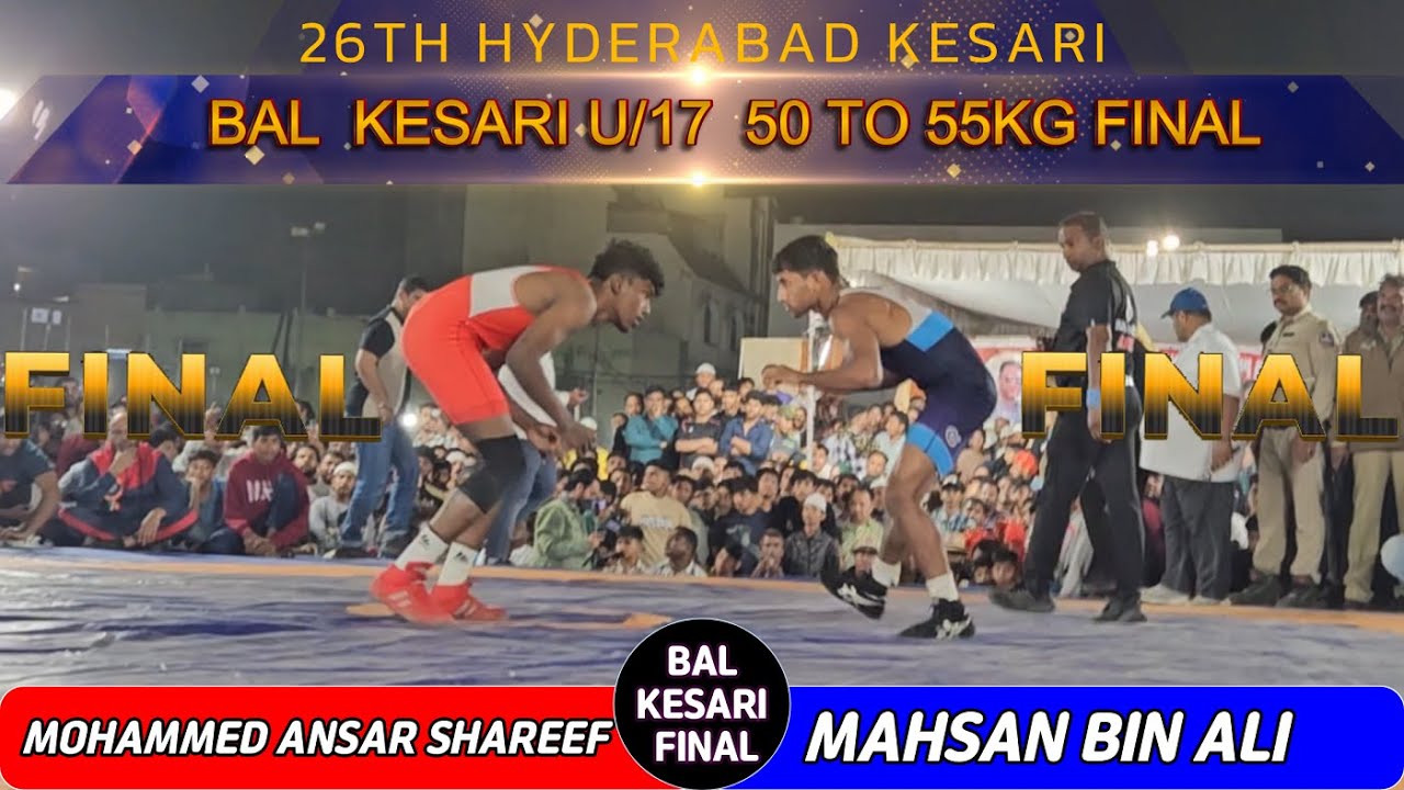 MOHAMMED ANSAR SHAREEF(R) VS MAHSAN BIN ALI(B) - BAL KESARI FINAL - HYDERABAD KESARI 2026