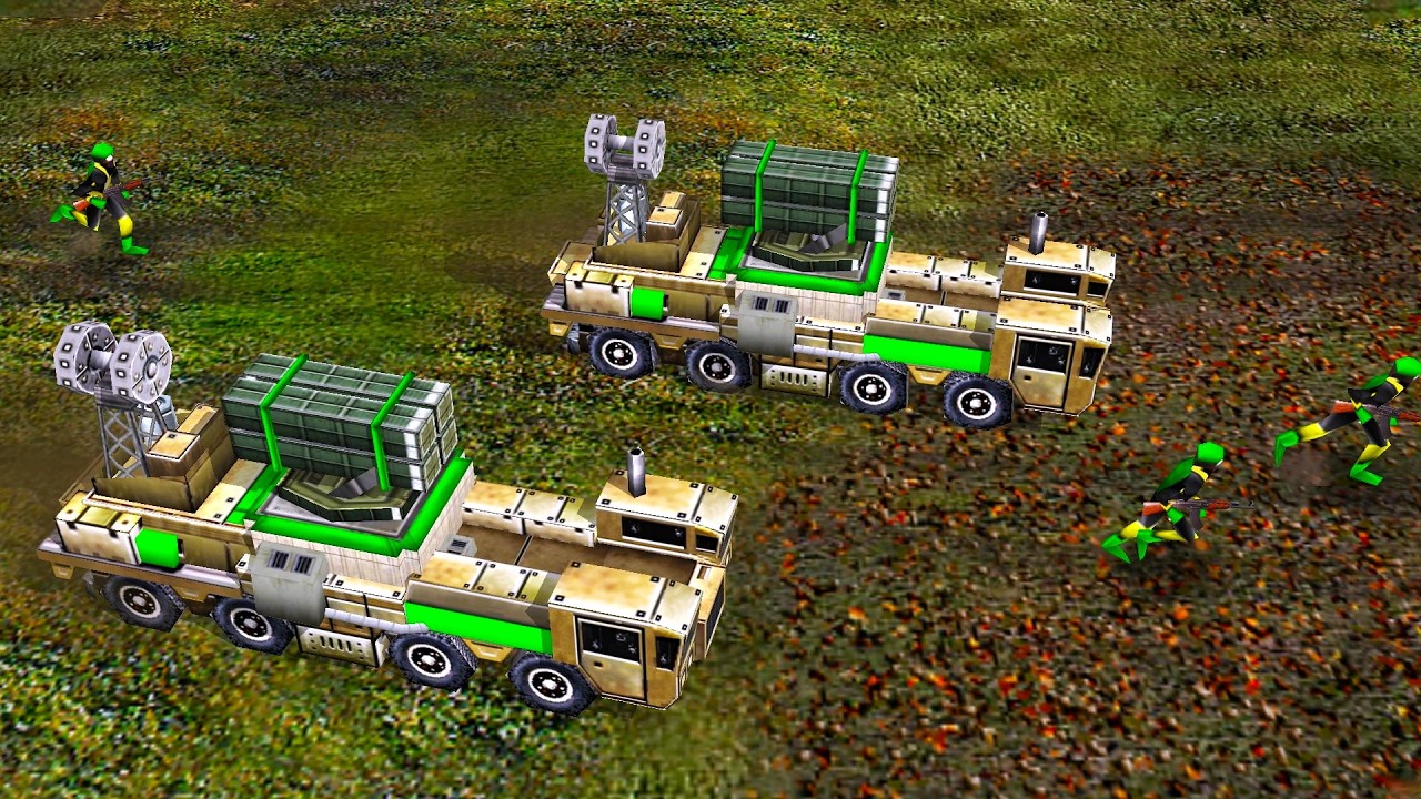 China Strikes As GLA Seizes US Operating Base | C&C Generals ZH - Modded Mission Map