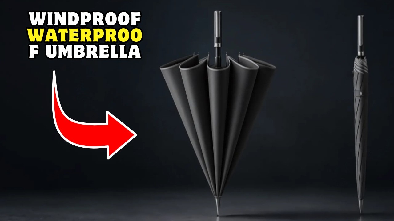 Best Windproof Golf Umbrella 2025 | HOUSTIN Extra Large Automatic Review
