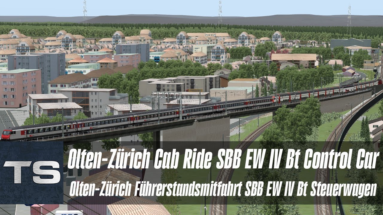 Train Simulator Classic: Führerstandsmitfahrt Olten-Zürich via Heitersburgstrecke SBB EW IV Bt
