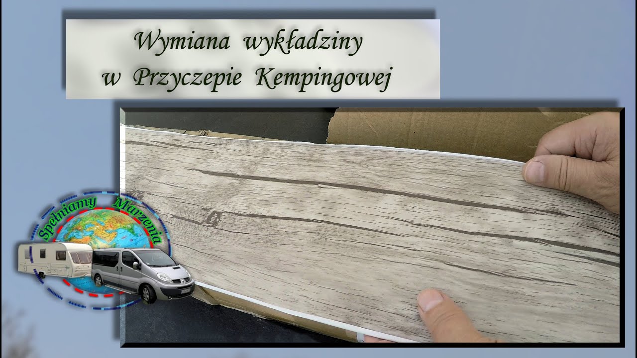 Nowa  Podłoga  w  Przyczepie  Kempingowej # 138  Panele PVC  💙💛 New floor in a caravan PVC panels
