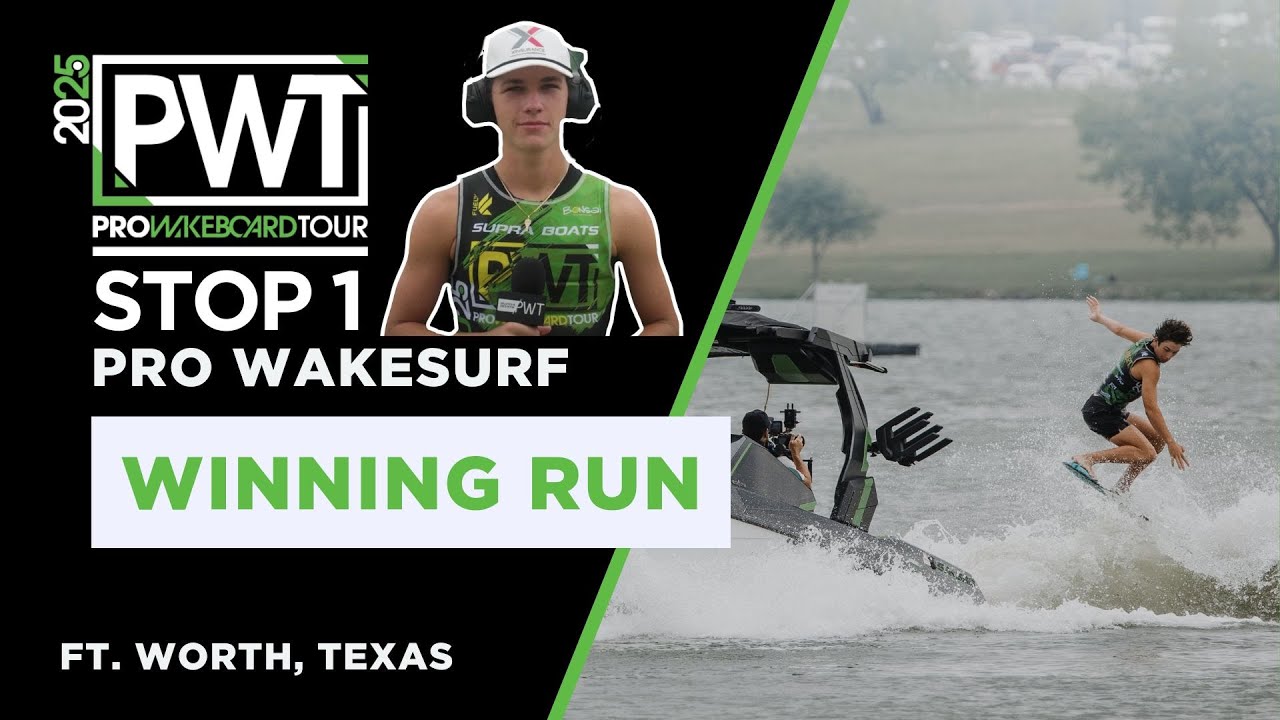 2025 Pro Wakesurf Tour Stop 1 Winning Run: Jett Lambert