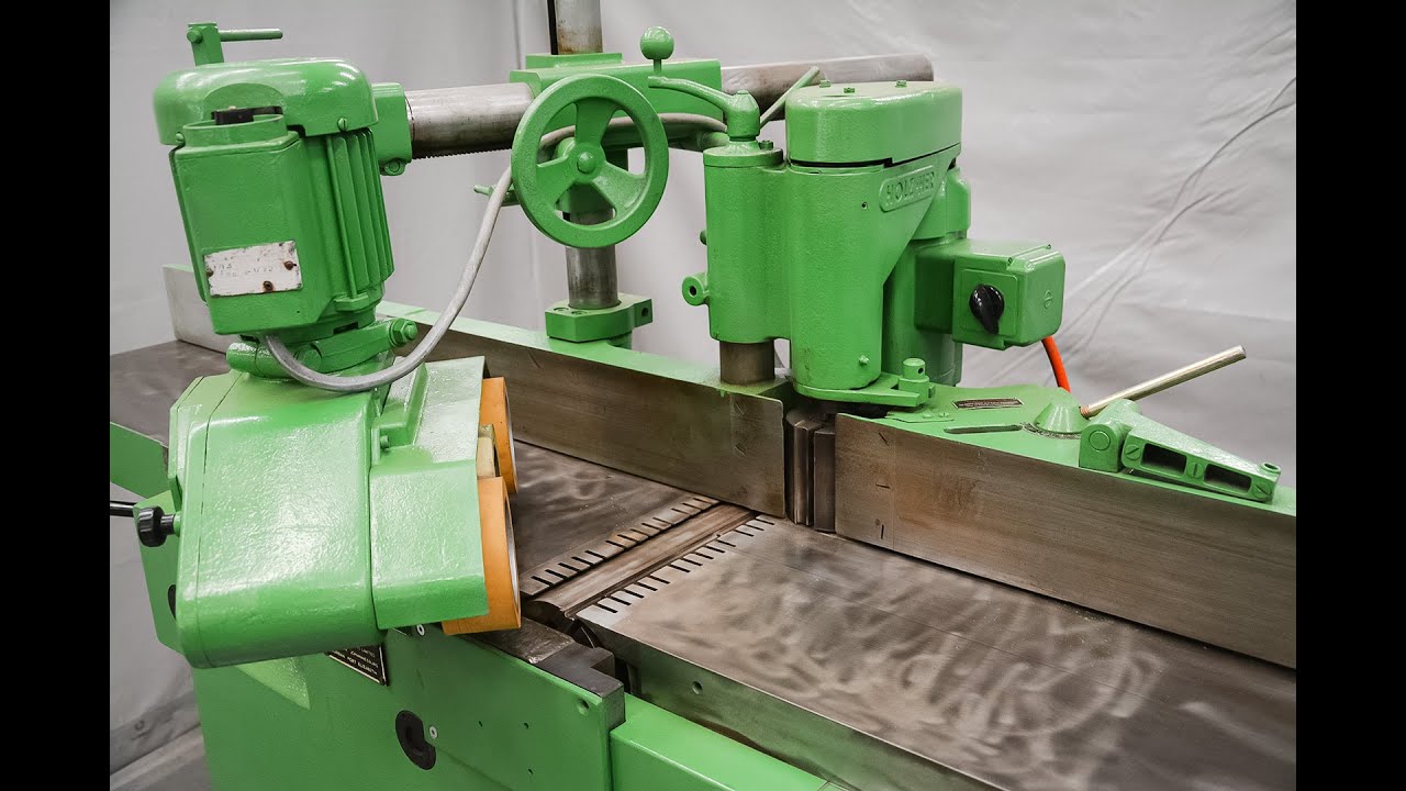 Running a Horizontal & Vertical Surface Planer including Feeder | Wadkin Bursgreen Super 400