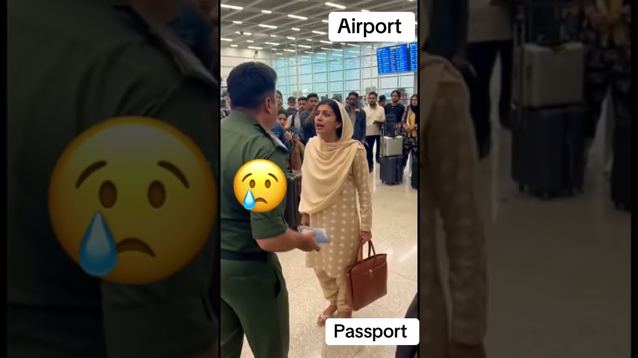 So sad Woman on the Airport Security staff miss beaver 