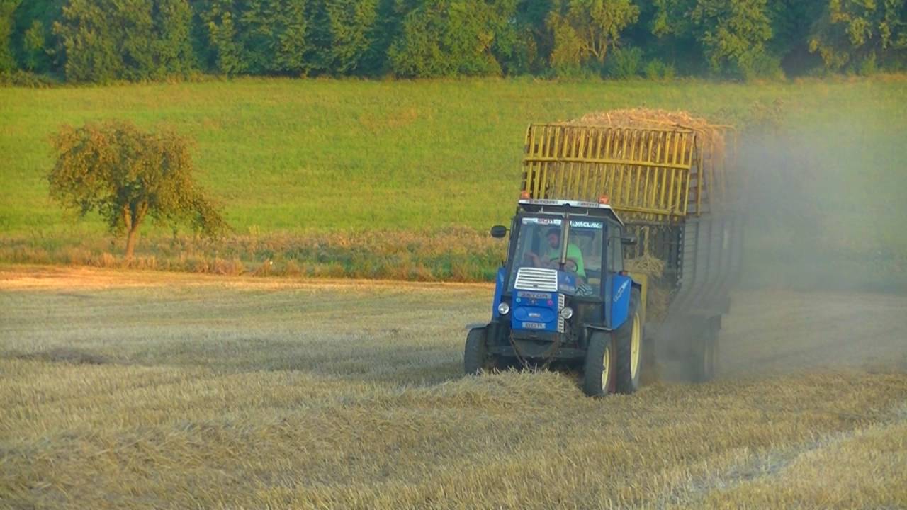 SBĚR SLAMY /ZETOR 8011+HORAL,ZETOR ZTS 18345+JUMBO 7200/
