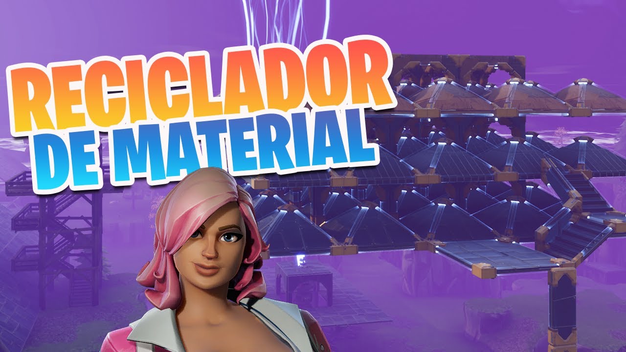 Fortnite Salvar el Mundo ¿Como hacer un reciclador de materiales?