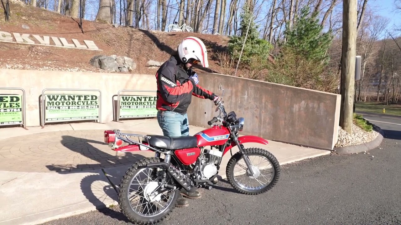 Классический Suzuki TS125 Enduro 1972 года