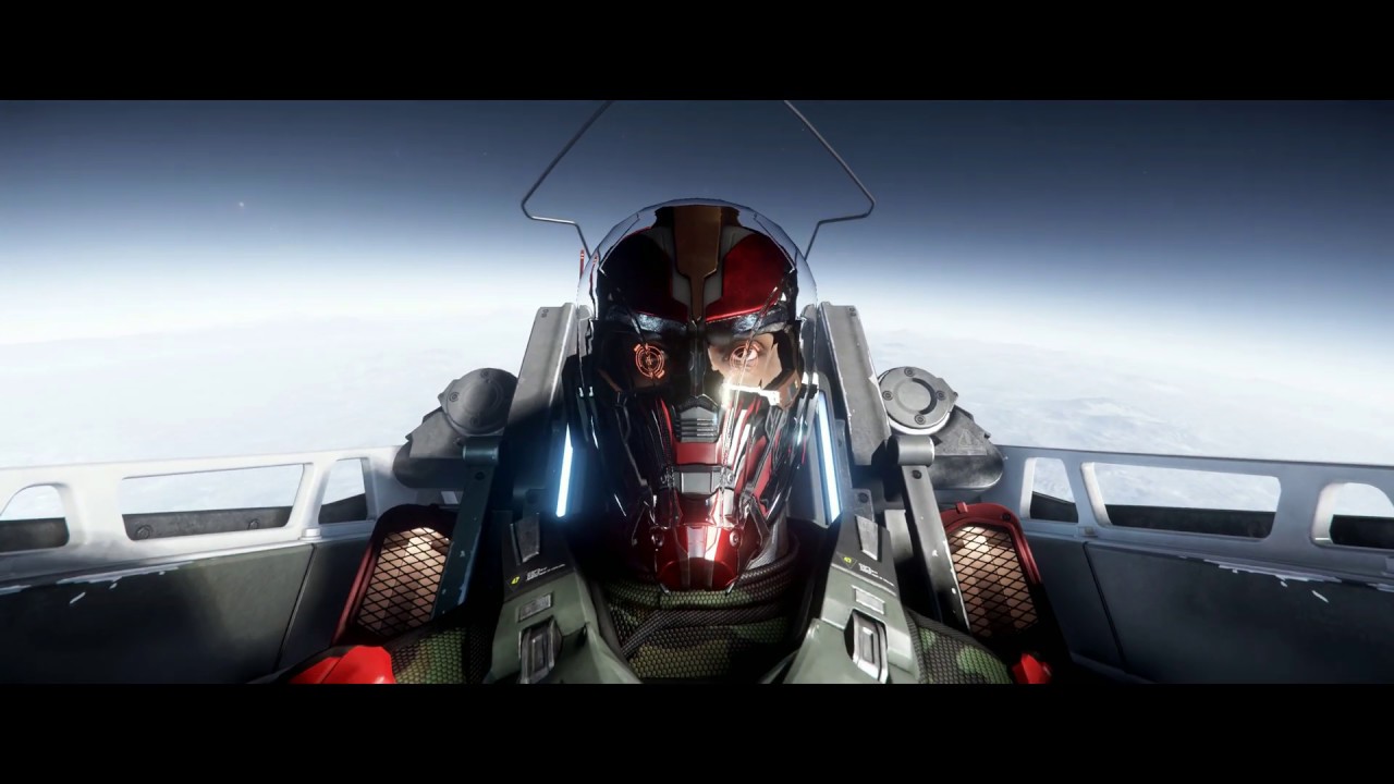 Star Citizen - Aegis Gladius Valiant (blackout flight test) 4K