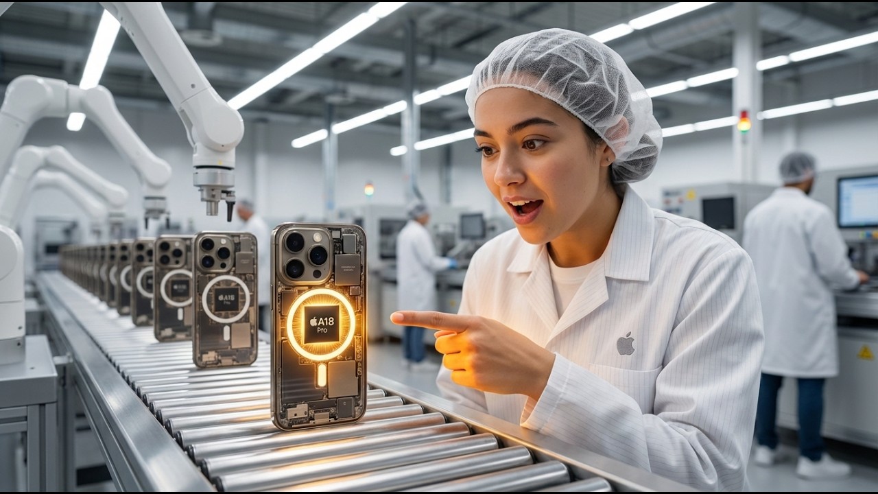 Inside the Apple Factory: Manufacturing the Titanium iPhone 17 Pro Max (Full Process)