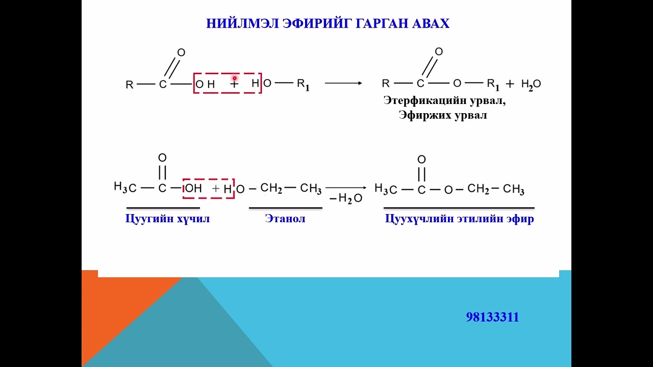 Нийлмэл эфирийн тухай ойлголт