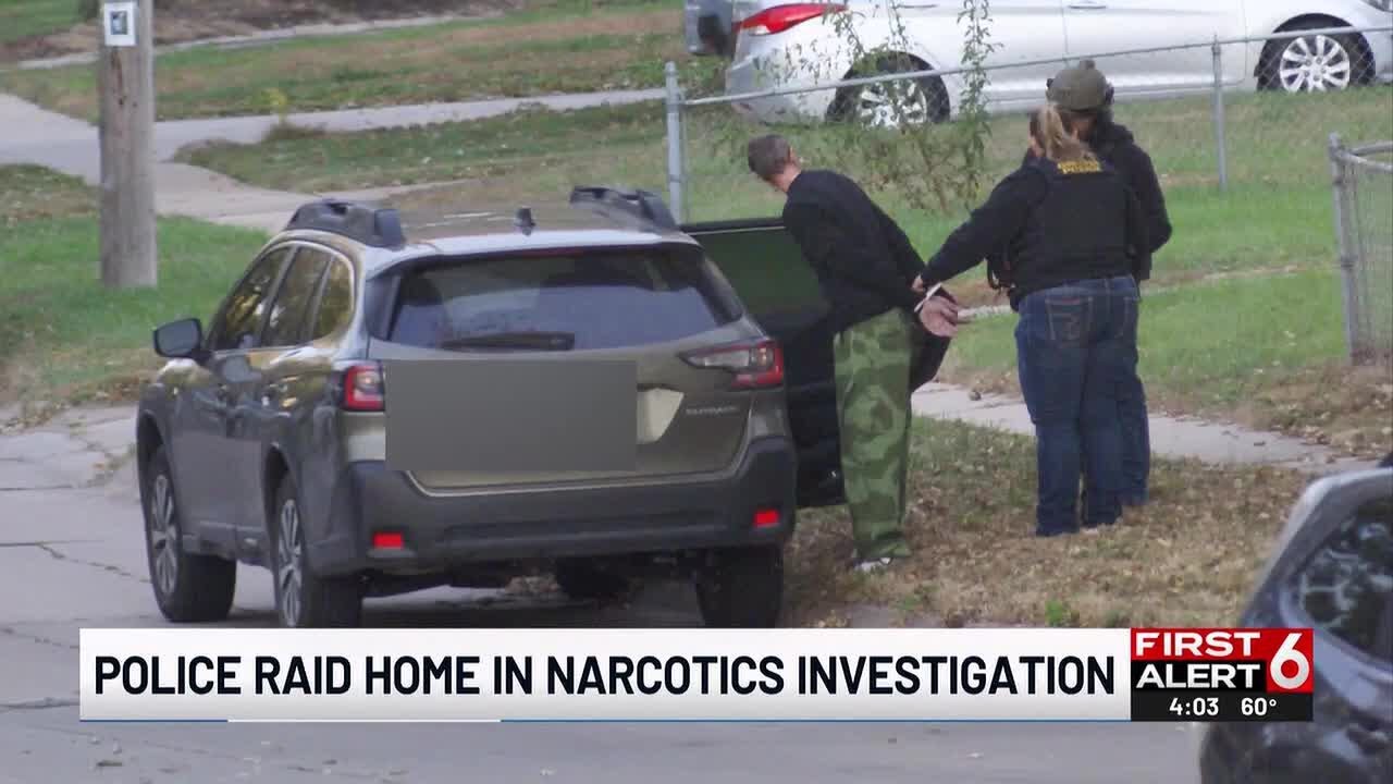 Police raid home in narcotics investigation