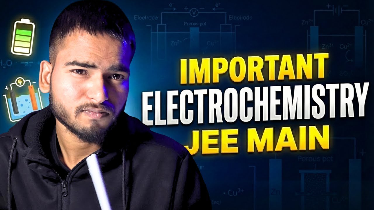 Electrochemistry Important topics for JEE Mains 2026 !