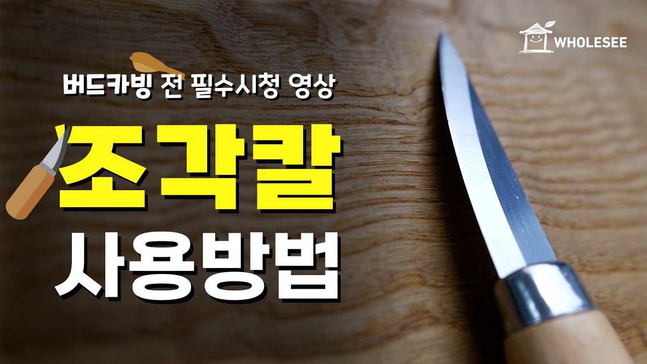 우드 카빙의 기초! 버드카빙 하기 전 꼭 한 번씩 보세요! 