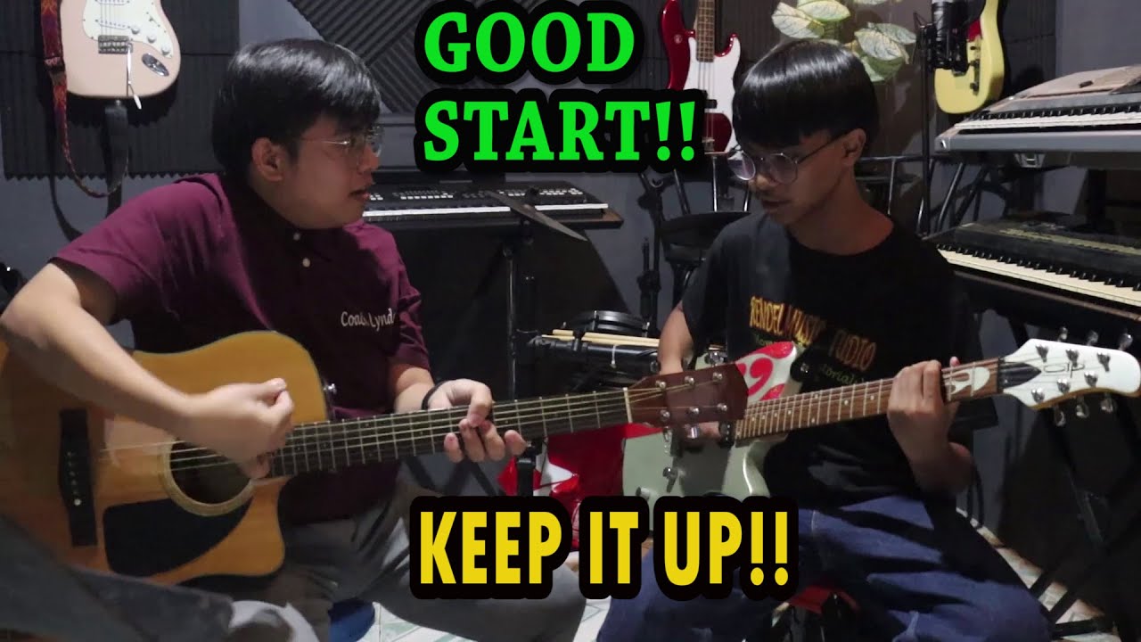 1ST Day of  MARCUS INIGO DERITOn Guitar Course