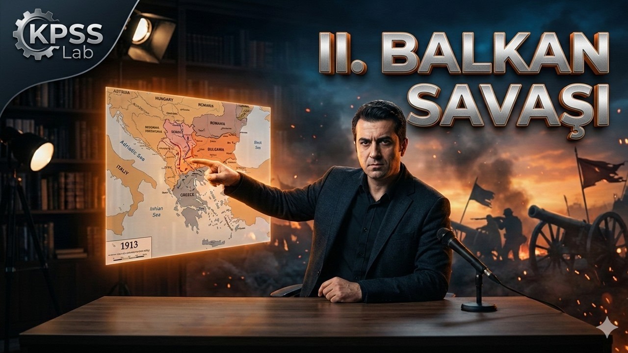 II. Balkan Savaşı | KPSS / MEB - AGS Tarih 2026 | KPSS Lab #94