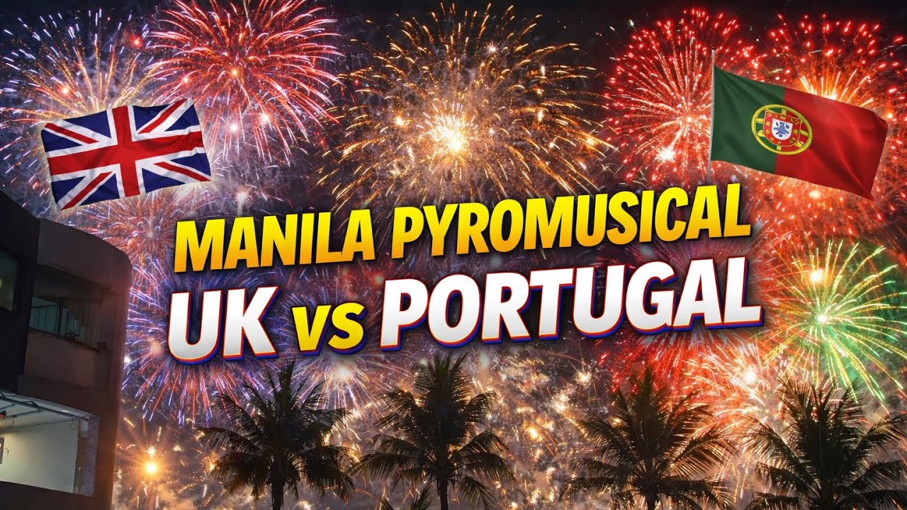 UK vs Portugal Fireworks Show | Manila Pyromusical Competition 2026 🎆