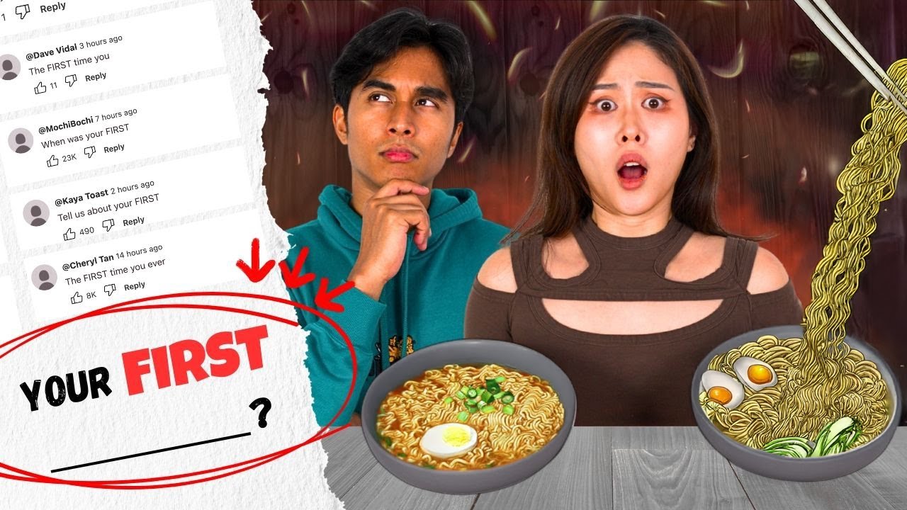 WHEN WAS OUR FIRST KISS ?! Q&A Time!! 🍜