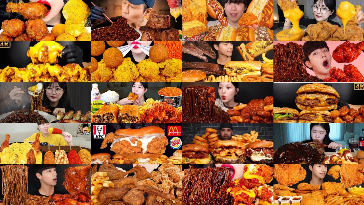  ASMR MUKBANG | 2× SPEED EATING SOUND | KOREAN MUKBANG COMPILATION | KOREAN FOOD | SPEED MUKBANG  