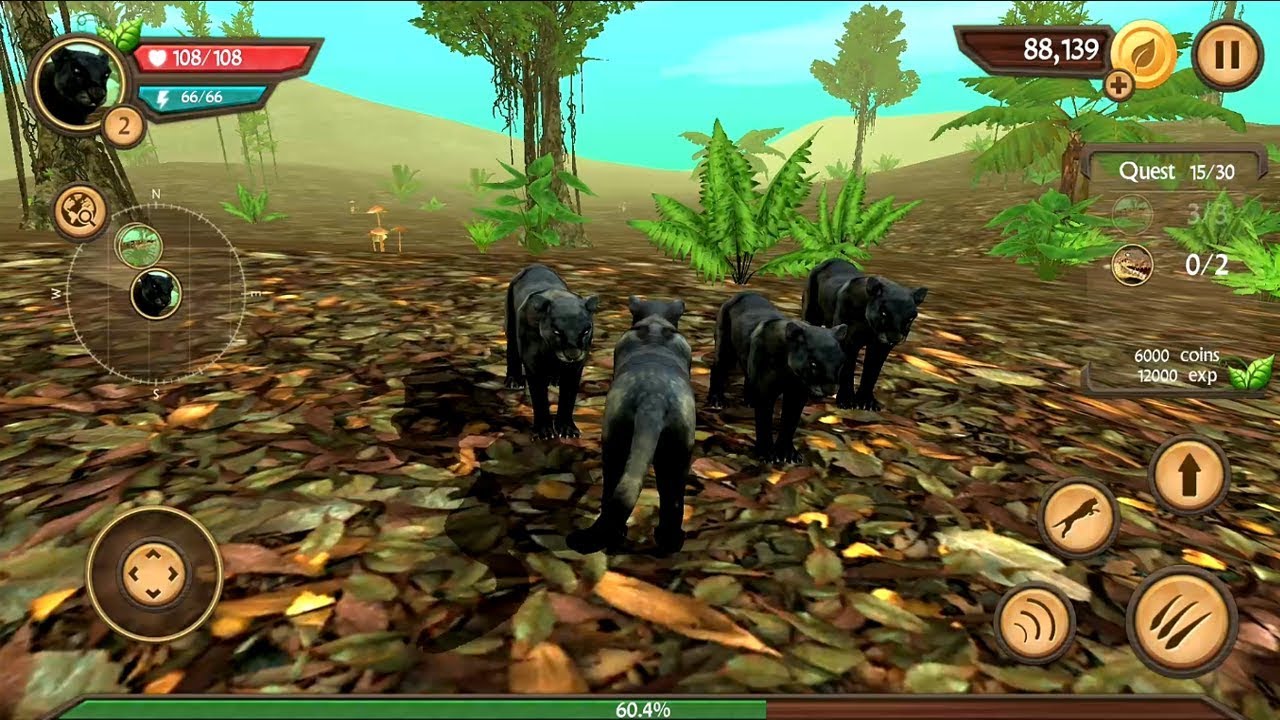 Wild Panther Sim 3D Android Gameplay HD #6