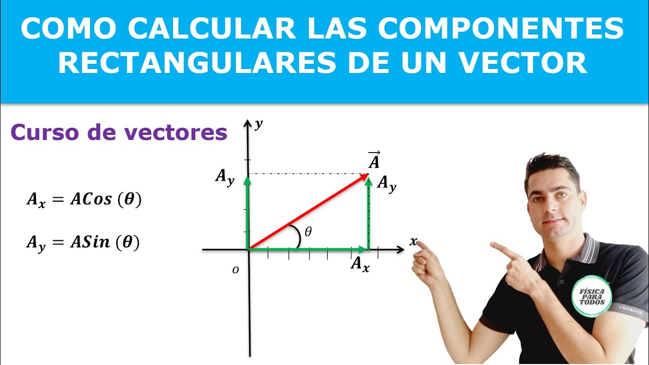Componentes de un vector - Curso de Vectores