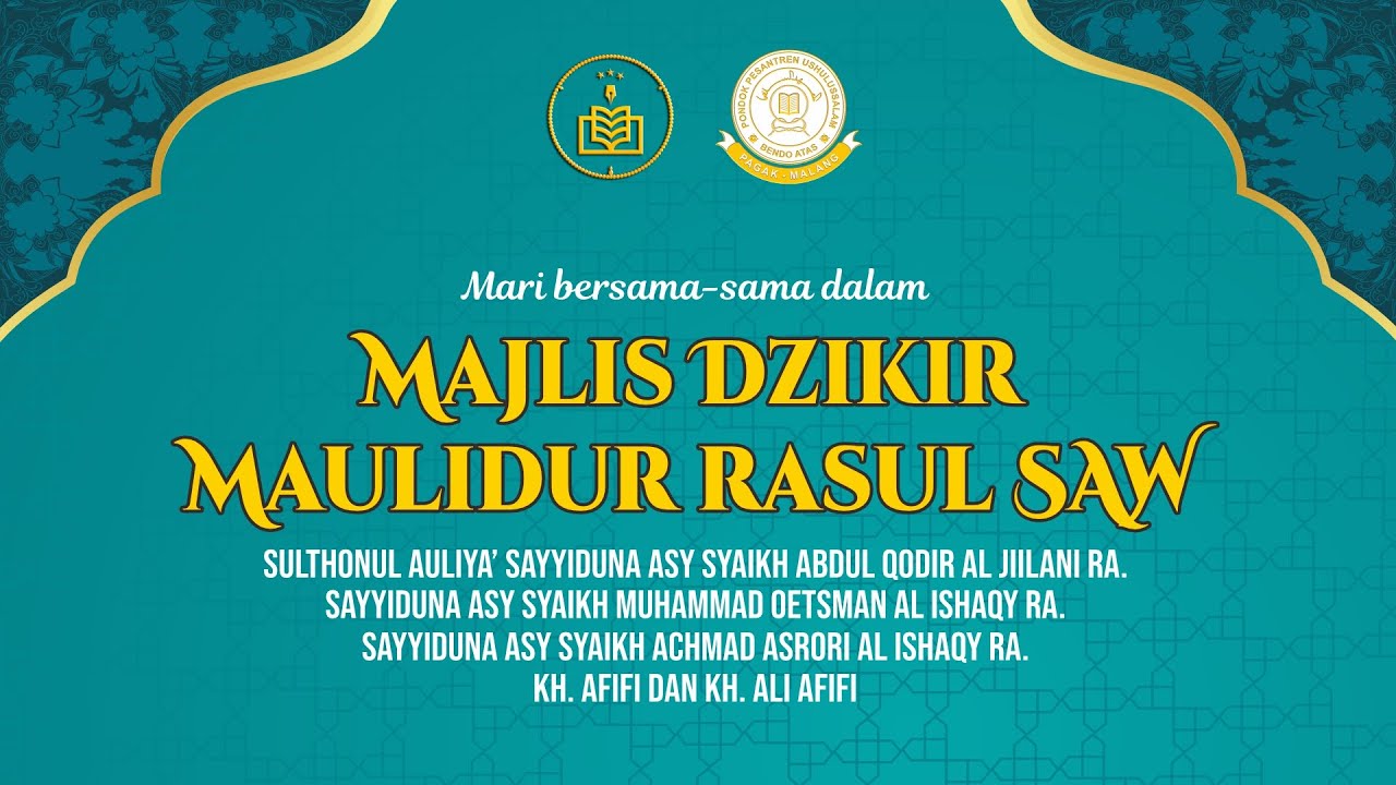 🔴LIVE STREAMING MAJLIS DZIKIR WA MAULIDURRASUL SAW SERTA MEMPERINGATI HAUL KH. AFIFI & KH. ALI AFIFI