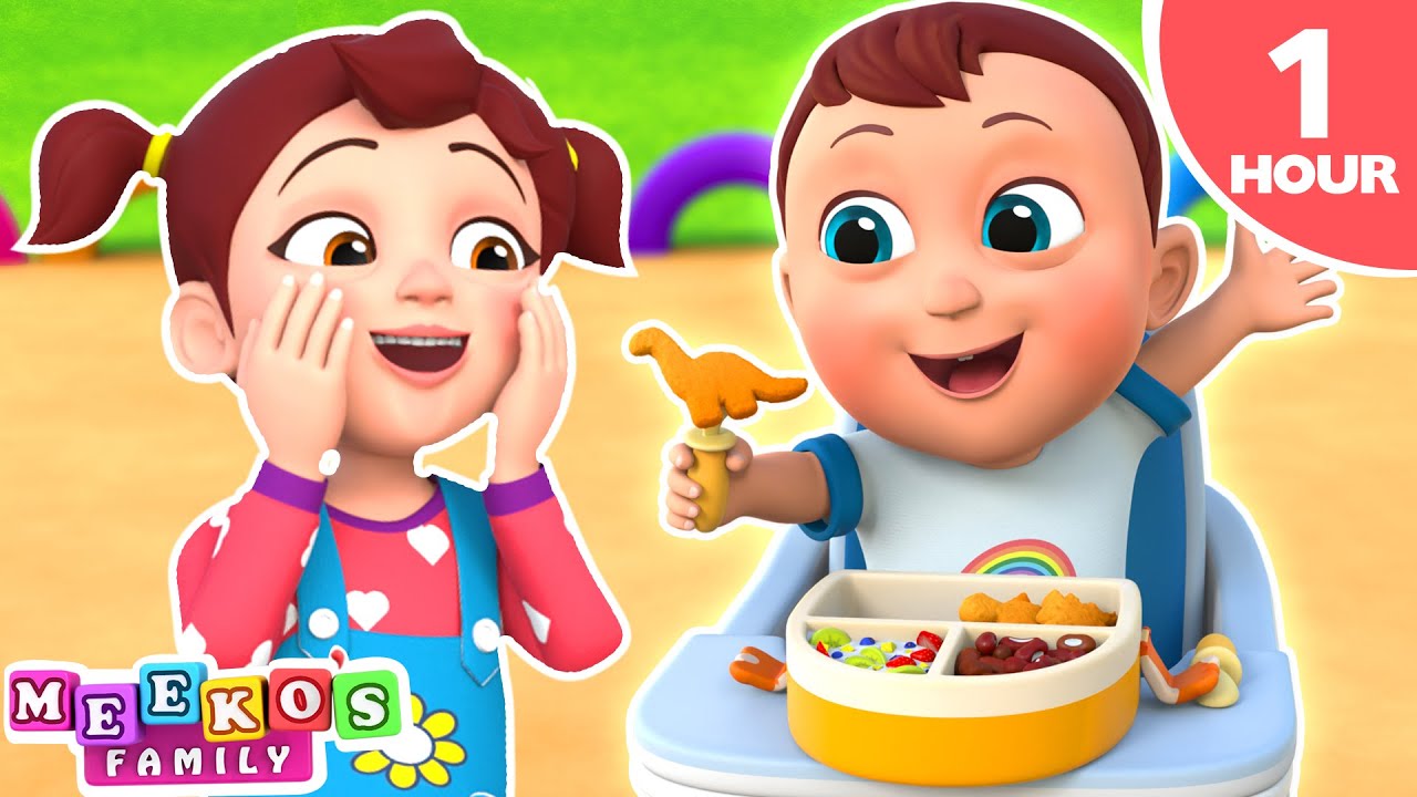 [4K] What's In My Lunch Box | More Fun Kids Songs by Meeko's Family