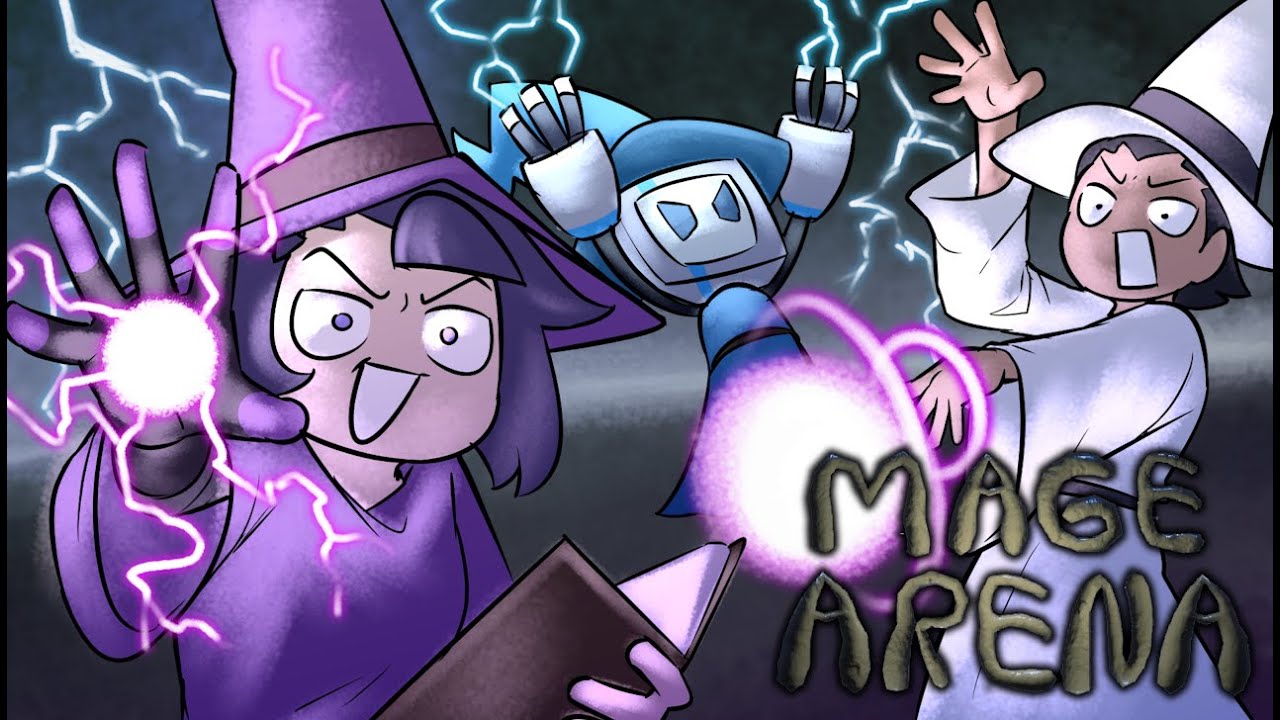 WIZARD-DUELLING in MAGE ARENA (w/ woops & friends!)