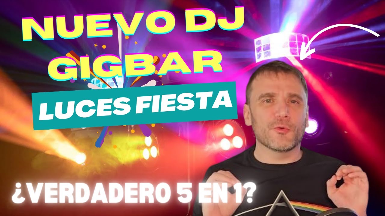 TODO sobre las NUEVAS LUCES de FIESTA y DJ Chauvet Gigbar Move + ILS: Unboxing Review Tests ESPA&Ntilde;OL