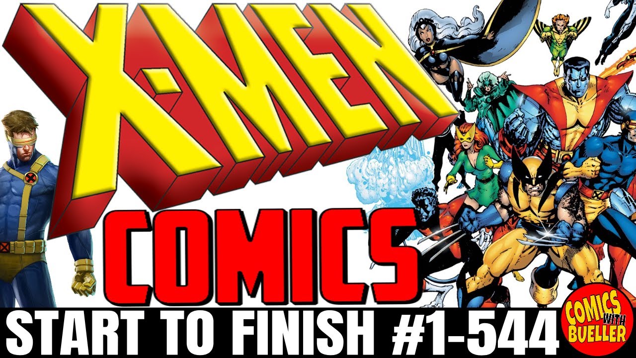 Every X-Men Comic book Ever Vol. #1 (#1-544 & more) - Marvel Comics History