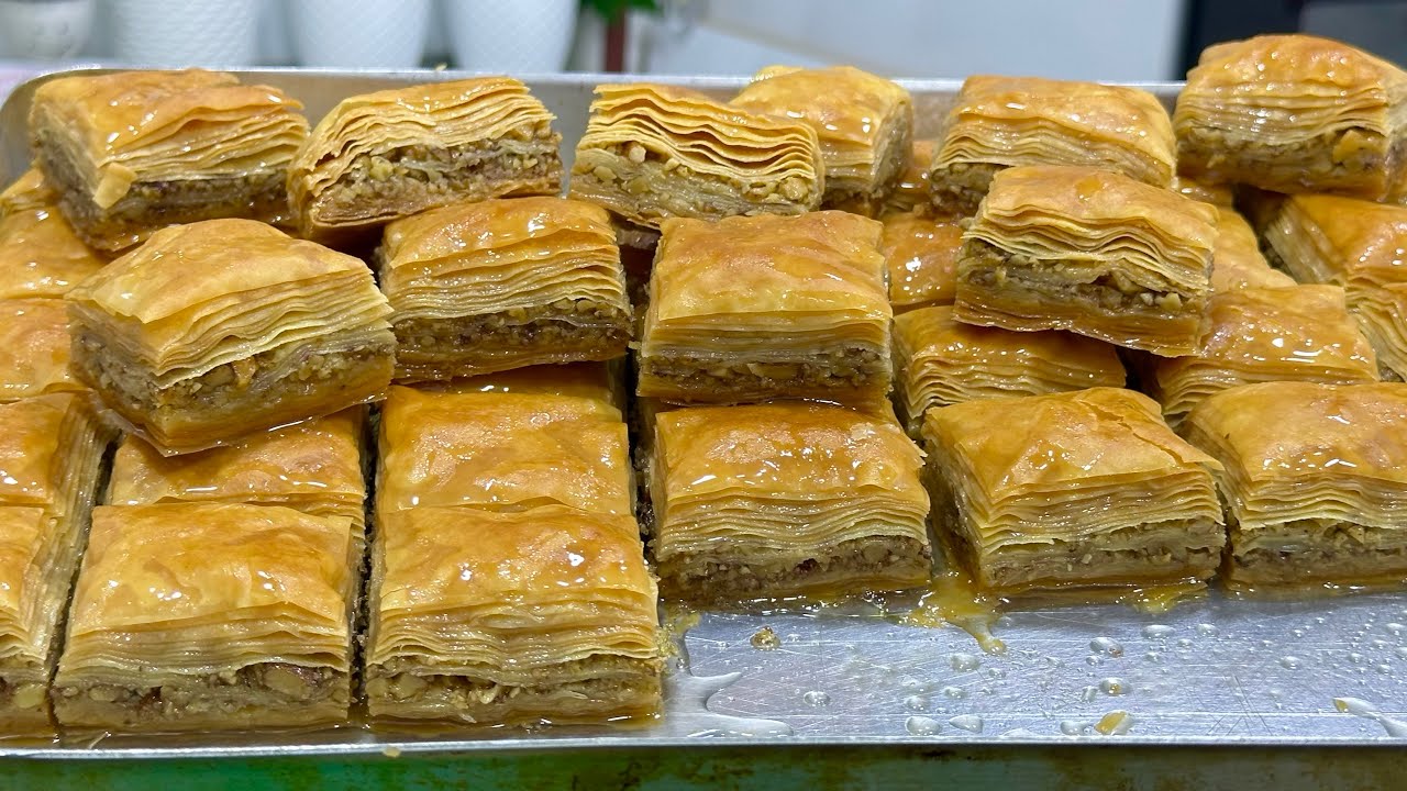 Bayram süfrəsinə yaraşan 🔴XIRTÇILTILI🔴QOZLU TÜRK PAXLAVASI🔴😋💯