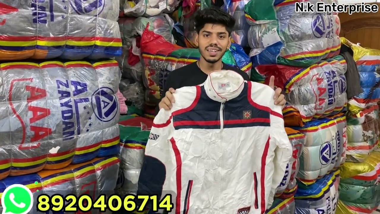 Man parka jacket 80kg || wholesale market winter clothes || #winter #korea #usedclothes #wholesale