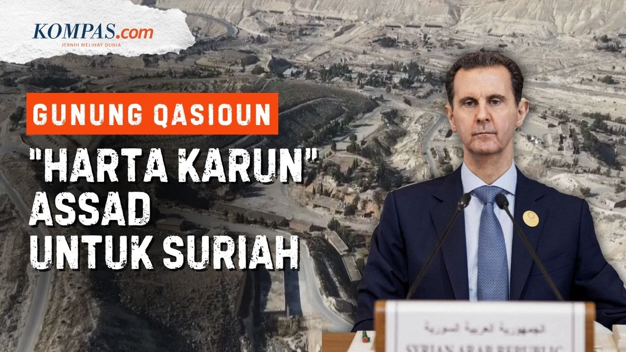 Harta Karun Peninggalan Assad, Gunung Qasioun Disulap Jadi Pabrik Bom