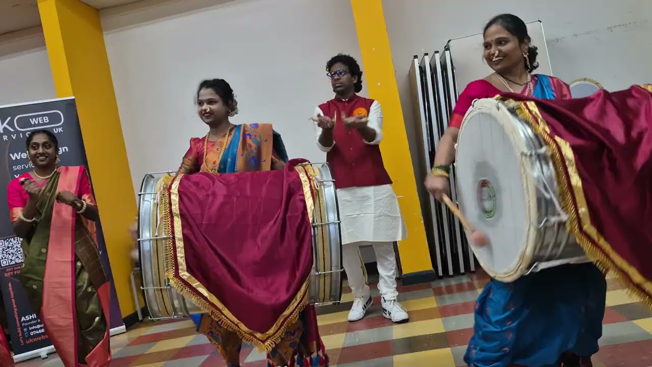 Mi Marathi Newcastle – Shiv Jayanti 2026 | Dhol Tasha Performance | Gondhal Beats
